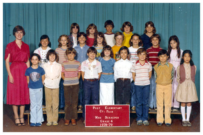 Post Elementary 1978 1978 Mrs. Shaeper's 4th Grade Class