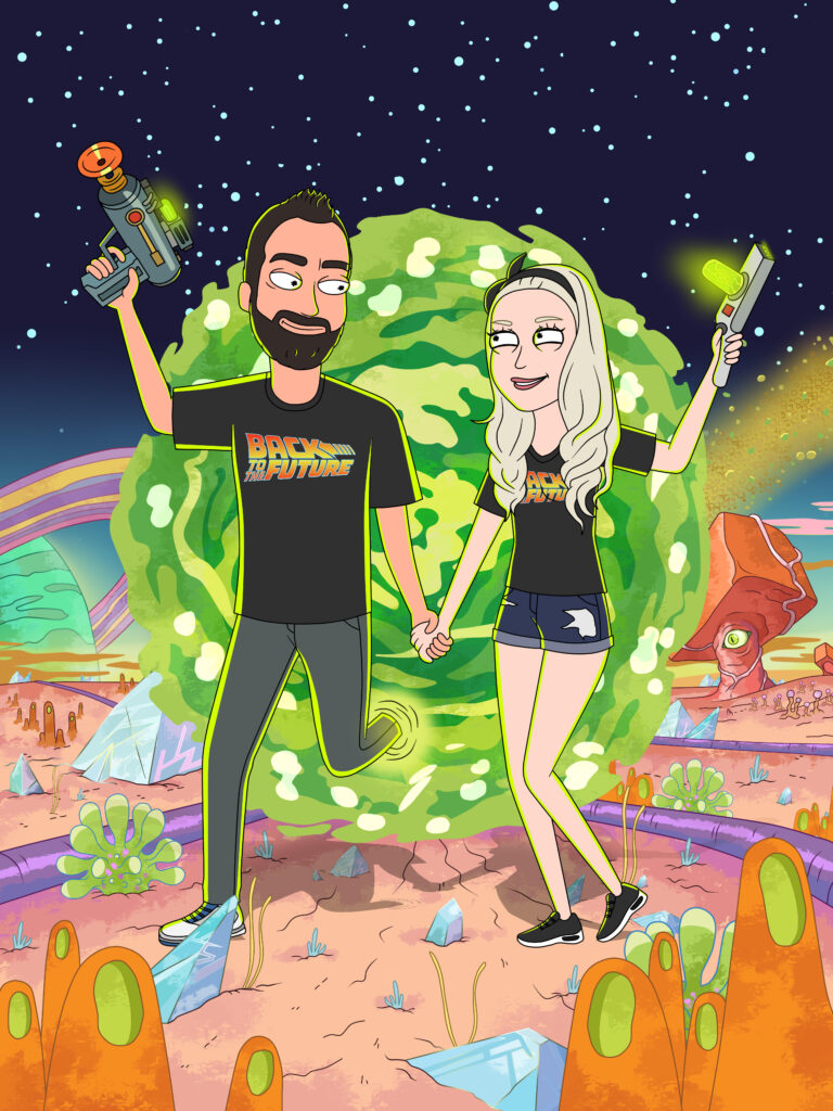Rick and Morty or Mark and Samanthy?